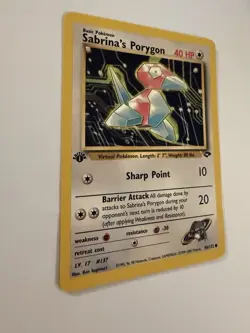Pokemon Sabrina's Porygon 40 HP Common 1st Edition Gym Challenge 98/132 Regular - Image 2