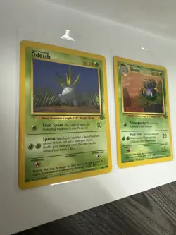 Pokemon TCG Base Set Oddish 58/64 & Gloom 37/64 Lot 1999 English - Image 2