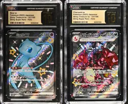 SET 2 CGC 10 PRISTINE Japanese Pokemon Charizard & Mew Ex 327/190 331/190 SV4a - Image 1