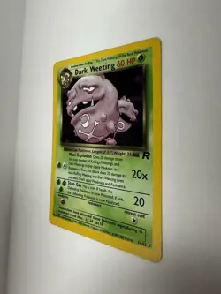 Pokemon Dark Weezing 60 HP Stage 1 Team Rocket 14/82 Holo Rare English 2000 - Image 4