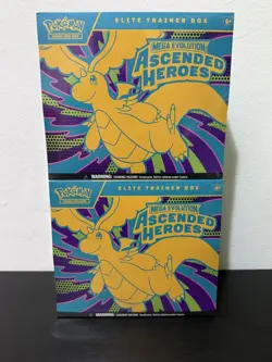 2x Ascended Heroes Elite Trainer Box ETB Lot Pokemon TCG New/Sealed ✅ - Image 1