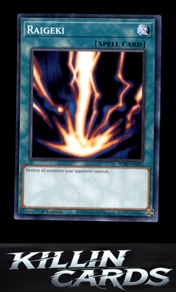 1st Edition Raigeki SDBT-EN025 Common Structure Deck: Beware of Traptrix YuGiOh - Image 1