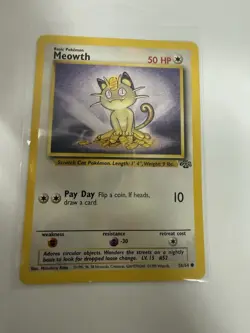 Pokemon TCG Base Set Meowth 56/64 & Persian 42/64 Lot 1999 English - Image 2