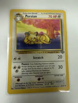 Pokemon TCG Base Set Meowth 56/64 & Persian 42/64 Lot 1999 English - Image 3