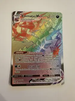 Pokemon Eternatus VMAX 340 HP Secret Rare 192/189 Darkness Ablaze Full Art Holo - Image 1