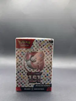 Pokemon TCG 151 Booster Bundle Scarlet Violet, Sealed 6-Pack - Image 1