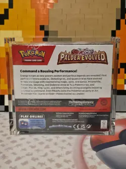 Pokemon Scarlet & Violet Paldea Evolved Booster Box/ Sealed With Acrylic 820650863493 - Image 2