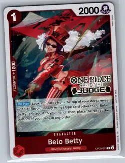 Belo Betty (Judge Pack Vol. 3) OP05-015 English One Piece Promo - NM - Image 1