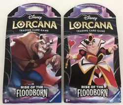 Disney Lorcana Rise of the Floodborn Sleeved Booster Pack Lot Of 12 NEW Sealed - Image 4