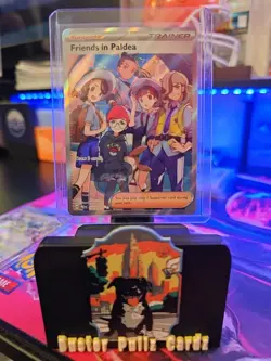 Pokemon TCG Trainer Friends in Paldea Ultra Rare Holo Card 137/131 - Image 1