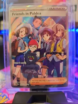 Pokemon TCG Trainer Friends in Paldea Ultra Rare Holo Card 137/131 - Image 2