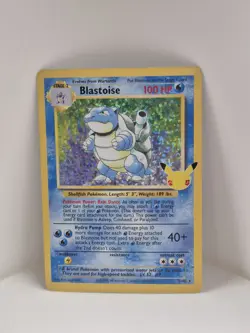 Pokemon TCG Blastoise Celebrations Card 2/102 25th Anniversary Edition - Image 1