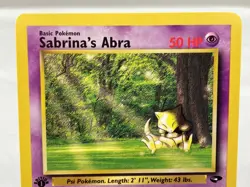 Sabrina's Abra 94/132 Gym Challenge WOTC Pokemon Card 1st Edition - Near Mint - Image 3