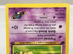 Sabrina's Abra 94/132 Gym Challenge WOTC Pokemon Card 1st Edition - Near Mint - Image 4