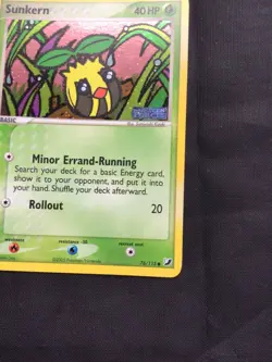 Pokemon Cards: EX Unseen Forces Reverse Holo: Sunkern 76/115 - Image 5