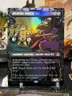 MTG | Splinter, Radical Rat (Showcase) [TMT] ✨FOIL✨ - Image 1