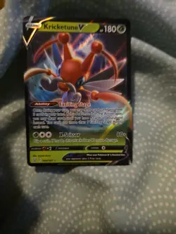 Pokemon TCG Kricketune V Sword & Shield - Battle Styles 006/163 Holo Ultra Rare - Image 1