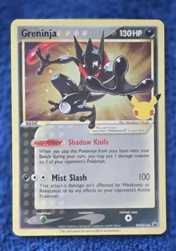 Pokemon TCG Greninja Gold Star SWSH144 25th Celebrations Promo Card - Image 1