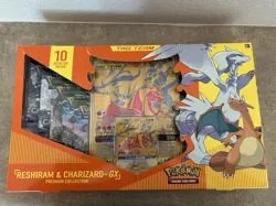 Pokemon TCG Reshiram Charizard-GX Premium Collection Box Sealed Evolving Skies - Image 1