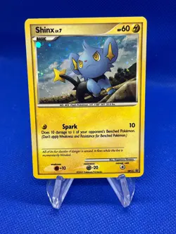 2007 Pokemon Diamond & Pearl Shinx DP15 Promo Inverted Upside Down Back Error MP - Image 1