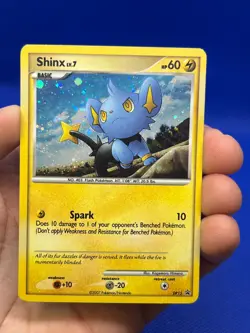 2007 Pokemon Diamond & Pearl Shinx DP15 Promo Inverted Upside Down Back Error MP - Image 2