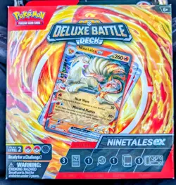 🔥2025 Pokemon Deluxe Battle Deck Ninetales EX Box New Factory Sealed🔥 - Image 1