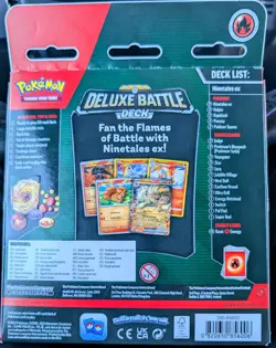 🔥2025 Pokemon Deluxe Battle Deck Ninetales EX Box New Factory Sealed🔥 - Image 2