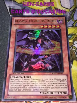 CARTE Yu Gi Oh DRAGON A LA FLAMME DES TENEBRES SDDC-FR002 - Image 1