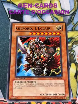 CARTE Yu Gi Oh GILFORD, L'ECLAIR SDRL-FR006 1ere edition EXCELLENT - Image 1