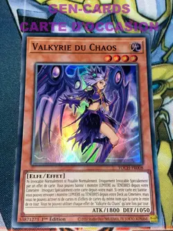 CARTE Yu Gi Oh VALKYRIE DU CHAOS TOCH-FR008 1ere edition - Image 1