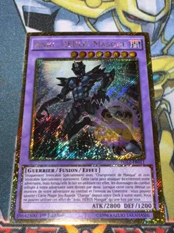 CARTE Yu Gi Oh ANKI, HEROS MASQUE PGL3-FR011 1ere edition - Image 1