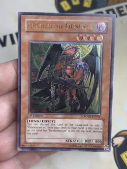 Archfiend General FOTB-EN019 Ultimate Rare 1st Edition YuGiOh! NM EURO Print - Image 2