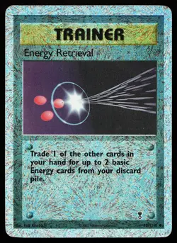 Energy Retrieval 107/110 Reverse Holo Legendary Collection Pokemon Card - Image 1