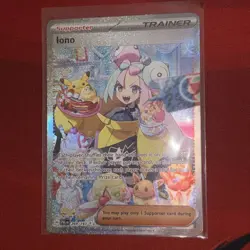 Iono 269/193 NM SV02: Paldea Evolved Special Illustration Rare Pokemon Card - Image 1