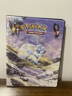Pokemon folder and 130 assorted cards approximately. - Image 1