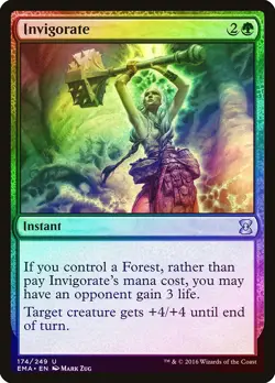 Invigorate FOIL Eternal Masters NM Green Uncommon MAGIC MTG CARD ABUGames - Image 1