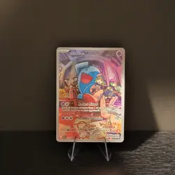 Team Rocket’s Wobbuffet 203 Promo DRI Destined Rivals Pokemon Card NM IR - Image 1