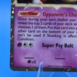 Pokemon TCG Slowking Prime Holo Card 85/90 Ultra Rare *1 Owner No Gameplay* - Image 5