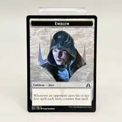 Emblem Jace Unraveler of Secrets Shadows over Innistrad Regular MTG Card LP - Image 1
