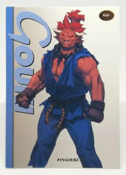 15 Gouki Street Fighter Card Dass Masters ALL CAPCOM WORLD 98 1ST Edition - Image 1