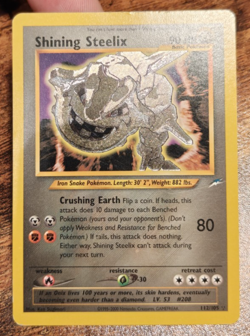 ✨Shining ⚙ Steelix ⚙ - 112/105 - Pokemon Neo Destiny Holo Rare Card✨ - Image 2