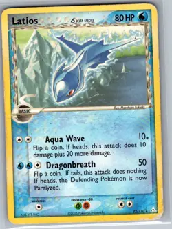 Latios (Delta Species) 22/110 Non Holo Holon Phantoms - Pokemon Card - Creased - Image 1