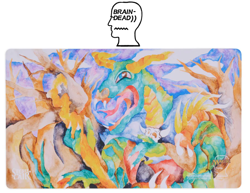 Brain Dead x Secret Lair Sakura-Tribe Elder Playmat MTG Magic the Gathering - Image 1