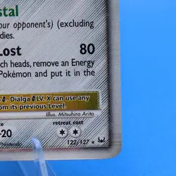 Pokemon Dialga G LV.X Ultra Rare 122/127 Platinum Holo No Gameplay! 1 owner!! - Image 5