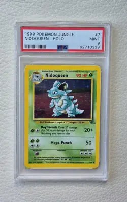 Nidoqueen - Holo - PSA 9 - Jungle - 1999 - #7/64 - Pokemon - Vintage - Image 1