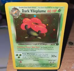 Pokemon Dark Vileplume 13/82 Team Rocket Set Holo Rare LP Condition Unlimited - Image 1