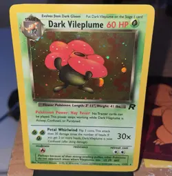 Pokemon Dark Vileplume 13/82 Team Rocket Set Holo Rare LP Condition Unlimited - Image 2