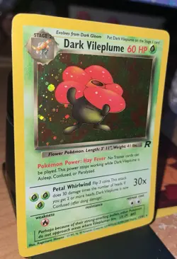 Pokemon Dark Vileplume 13/82 Team Rocket Set Holo Rare LP Condition Unlimited - Image 4
