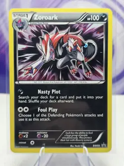 Zoroark BW09 Promo Holo BW Black Star Promos Pokemon LP - Image 1