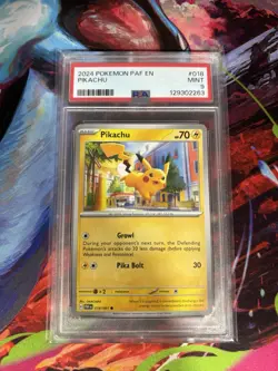 2024 POKEMON PAF EN 18/91 PIKACHU - Image 1